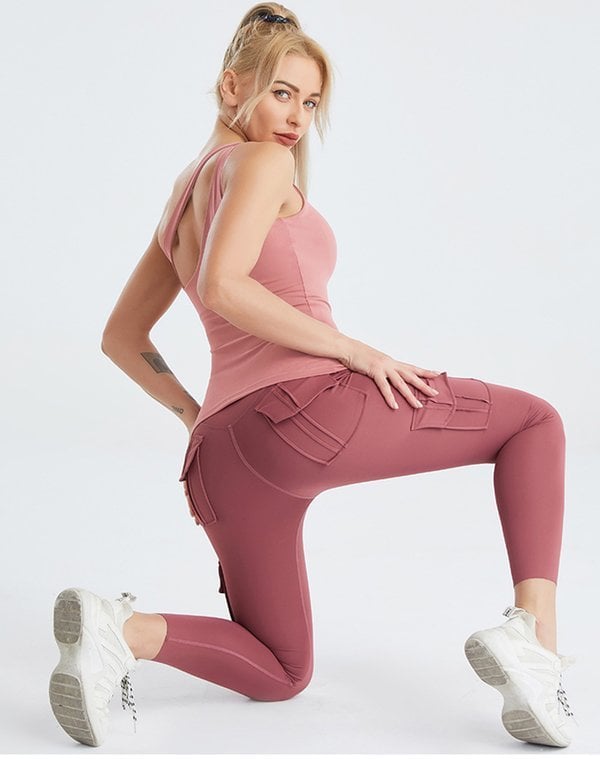 Summer Promotion 48% Off -Women's Pocket Sexy Stretch Leggings Fitness Track Pants