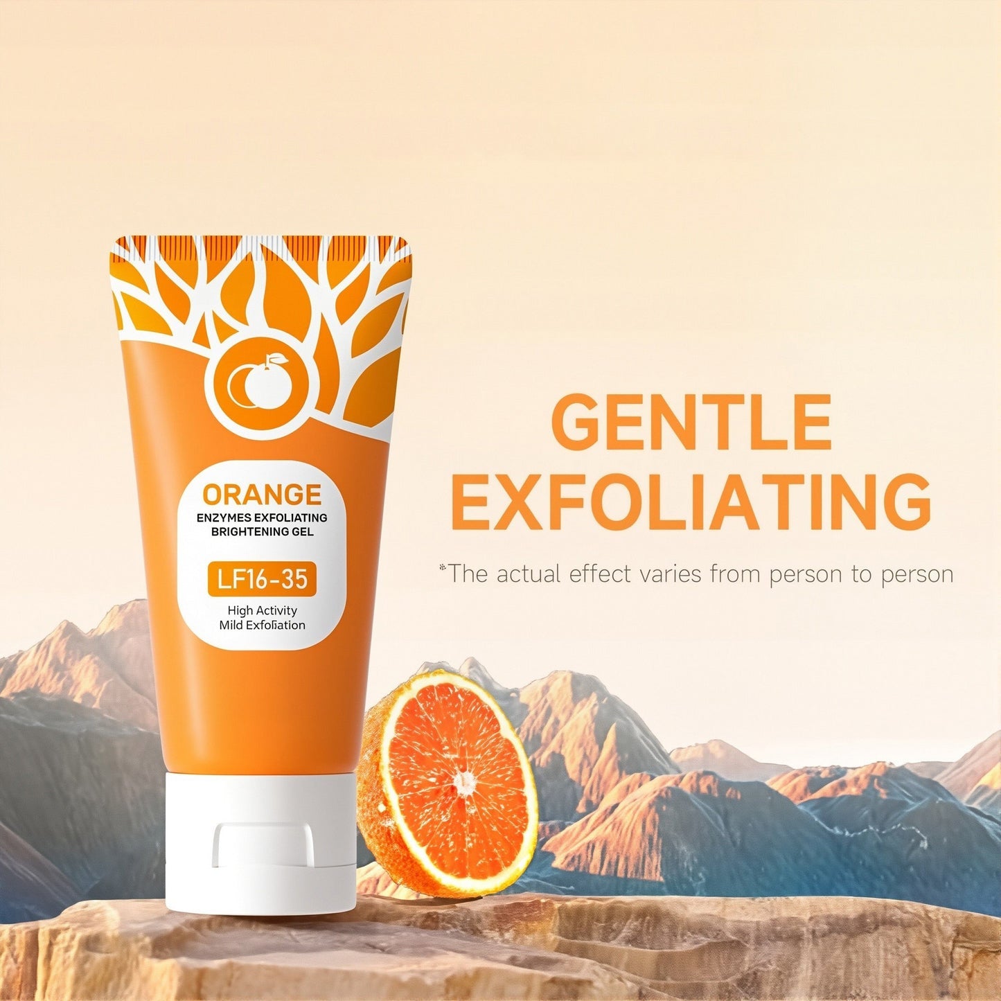 🍊ORANGE ENZYME EXFOLIATING GEL:Professional French Enzymes