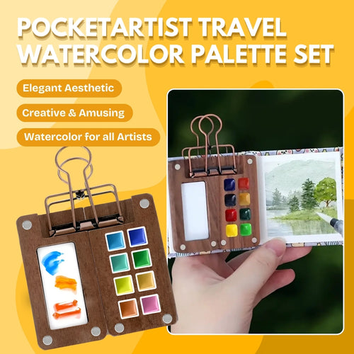 PocketArtist Travel Watercolor Palette Set