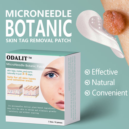 ✨ODALIT™ MicroNeedle Botanic skin Tag Removal Patch Made in the USA