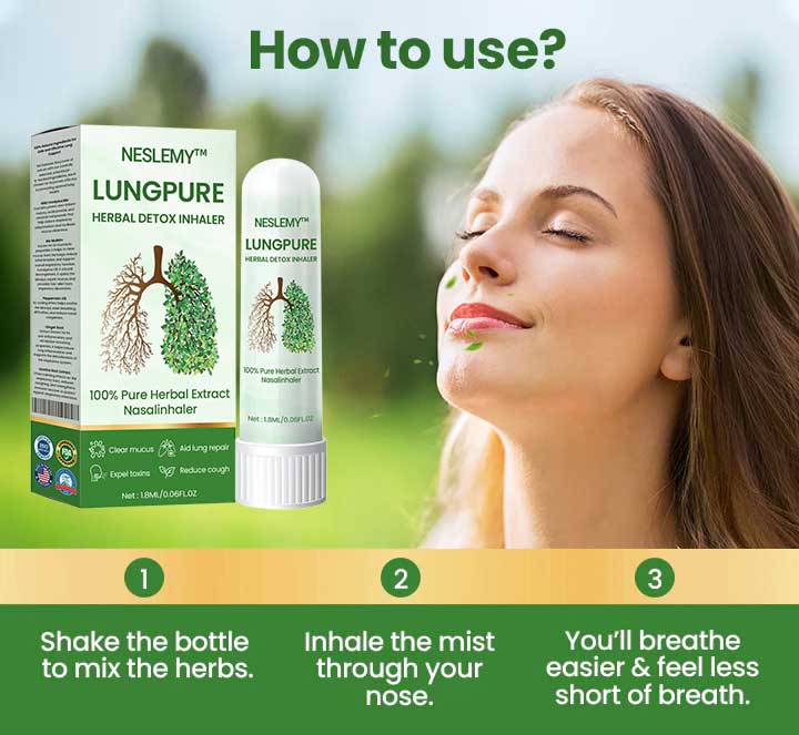 NEGUSY™ LungPure Herbal Detox Inhaler