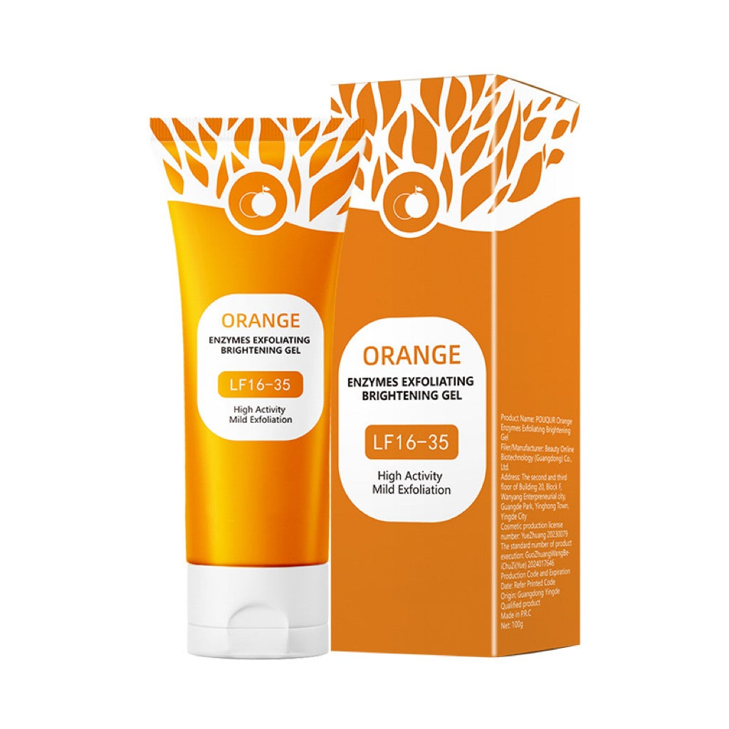 🍊ORANGE ENZYME EXFOLIATING GEL:Professional French Enzymes