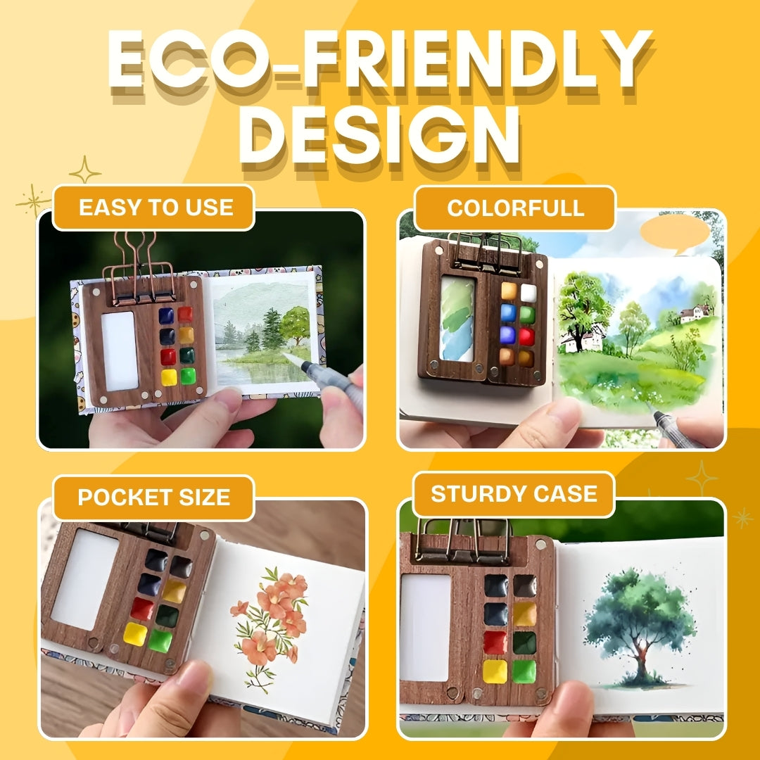 PocketArtist Travel Watercolor Palette Set