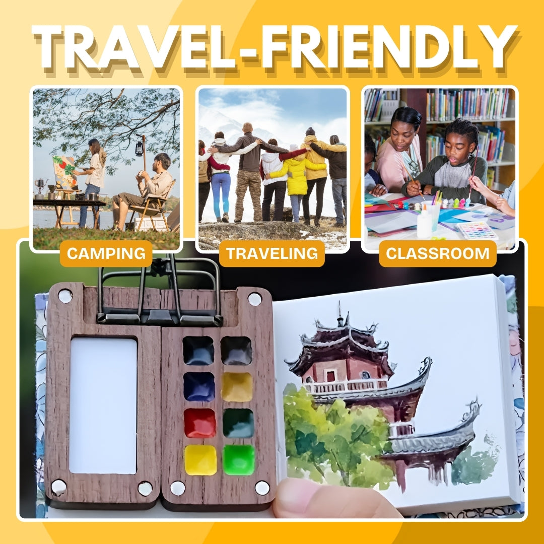 PocketArtist Travel Watercolor Palette Set