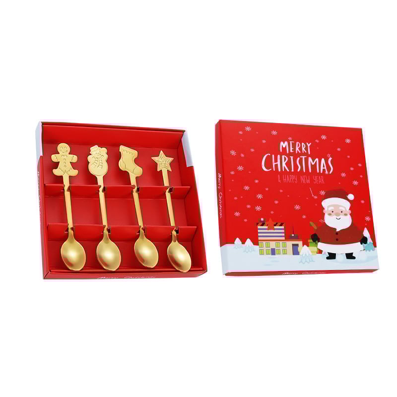 304 Stainless Steel Christmas Tableware Set