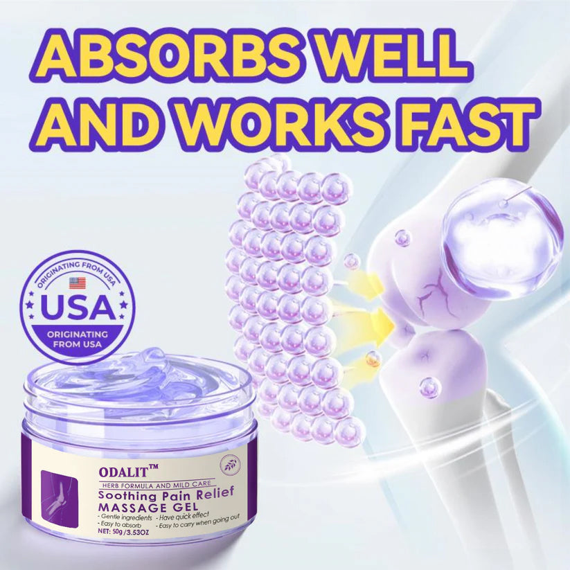 🎈👨⚕️Official Store:ODALIT™ Turmeric & Emu Oil Arthritis Soothing Pain Relief Massage Gel 🎁