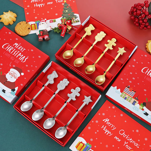 304 Stainless Steel Christmas Tableware Set
