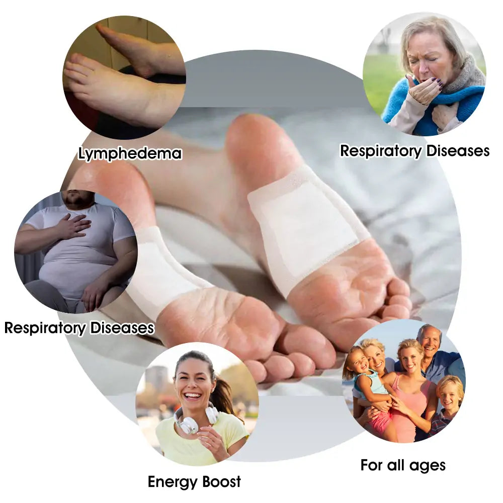 ODALIT® Natural Bee Toxin Detox Foot Patches: Slim Down & Relieve Aches (Plus Free Oil!)