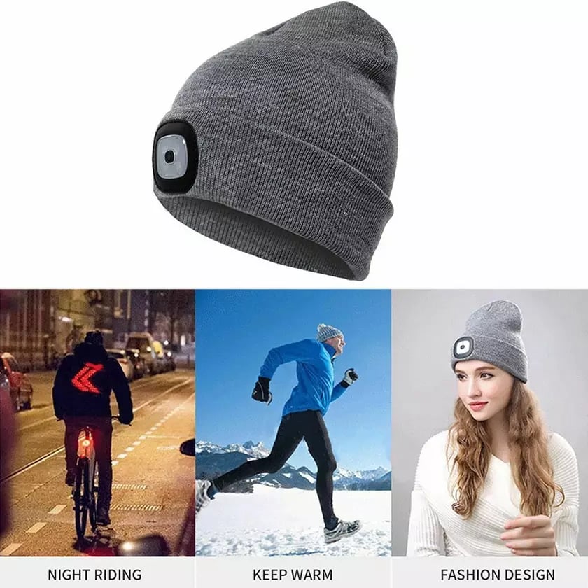 LED Lighted Performance Beanie