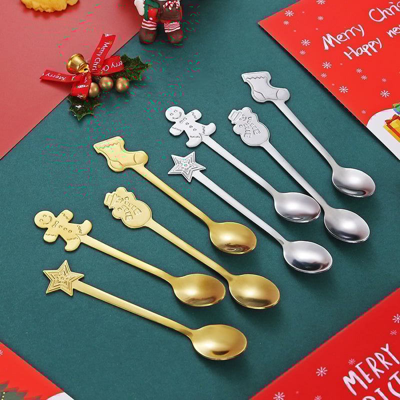 304 Stainless Steel Christmas Tableware Set