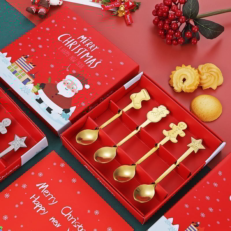 304 Stainless Steel Christmas Tableware Set