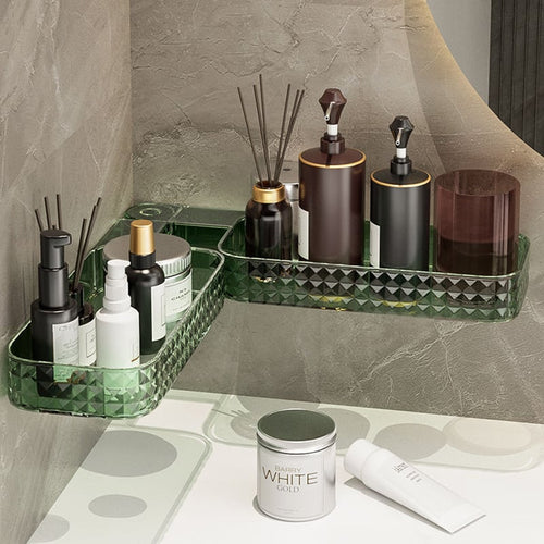 Bathroom Wall Shelf, No Punching
