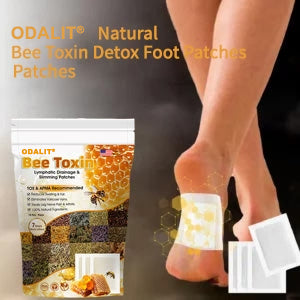 ODALIT® Natural Bee Toxin Detox Foot Patches: Slim Down & Relieve Aches (Plus Free Oil!)