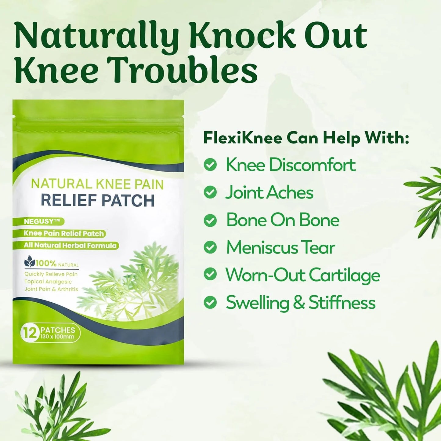 NEGUSY™ - Natural Knee Pain Relief Patches