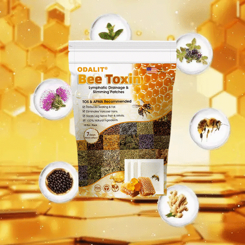 ODALIT® Natural Bee Toxin Detox Foot Patches: Slim Down & Relieve Aches (Plus Free Oil!)