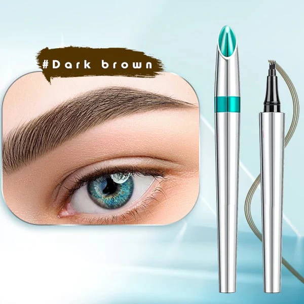 Waterproof 3D tattoo pencil with 4 fork tips for microblading (🔥 buy 1, get 1 free)