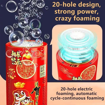 [Happy New Year!+Sale]Portable Firework Bubble Machine