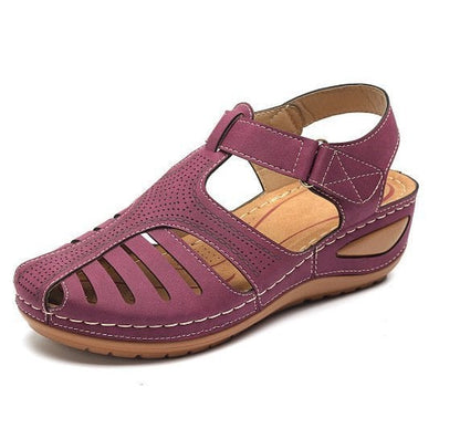 [40% OFF]Hollow Closed Toe Sandals