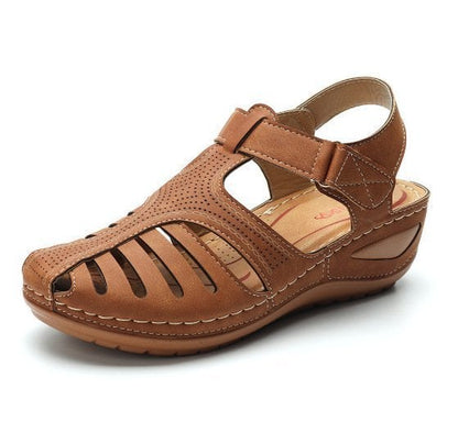 [40% OFF]Hollow Closed Toe Sandals