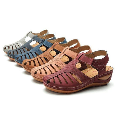 [40% OFF]Hollow Closed Toe Sandals