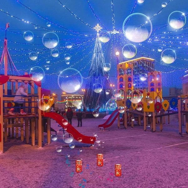 [Happy New Year!+Sale]Portable Firework Bubble Machine