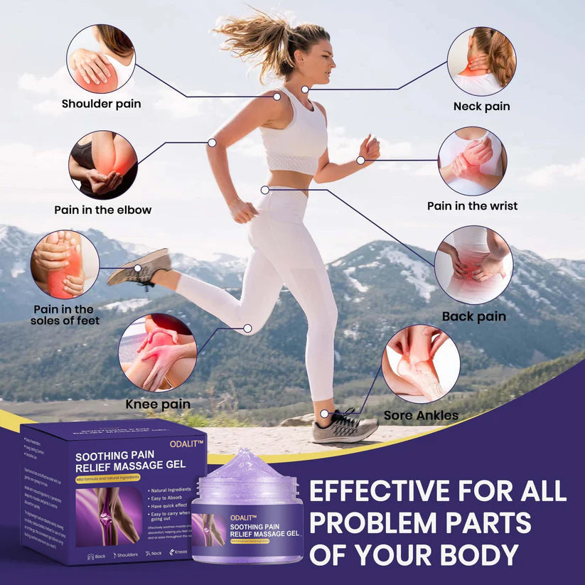 🔥Time-Limited Offer - ODALIT™  Turmeric & Emu Oil Arthritis Soothing Pain Relief Massage Gel