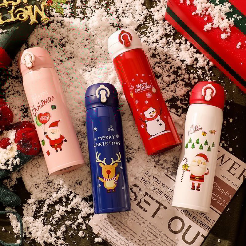 [Christmas 45% OFF]304 Stainless Steel Vacuum Thermos 17 oz