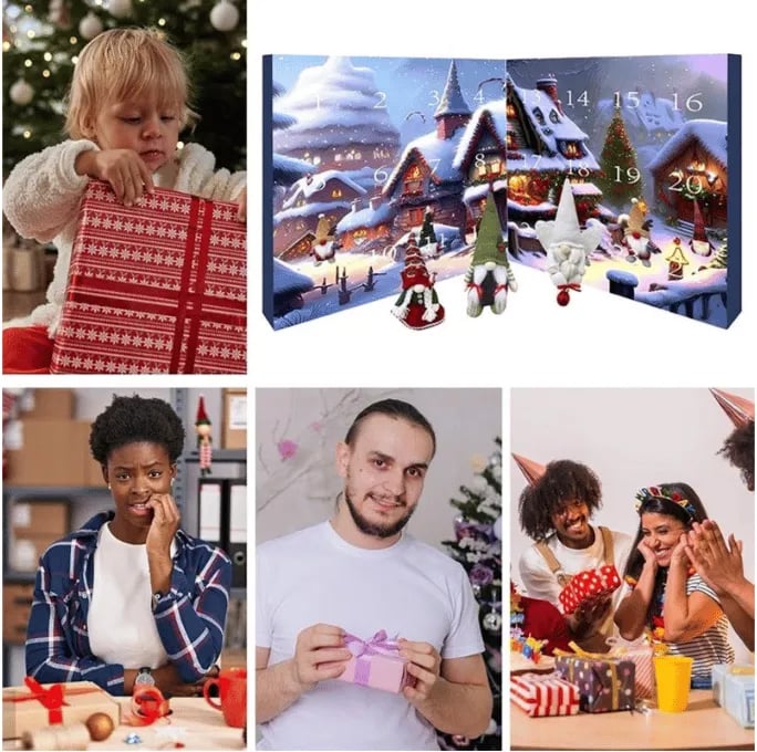 This Week Special Sale 40% OFF🎅2024 Christmas Gnome Advent Calendar