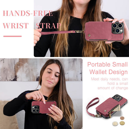[45% OFF]Premium Leather Wallet Phone Case