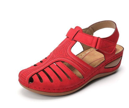 [40% OFF]Hollow Closed Toe Sandals