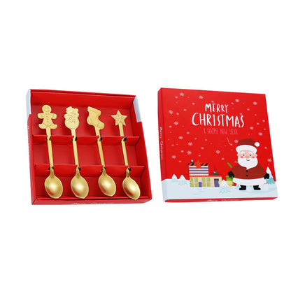 304 Stainless Steel Christmas Tableware Set