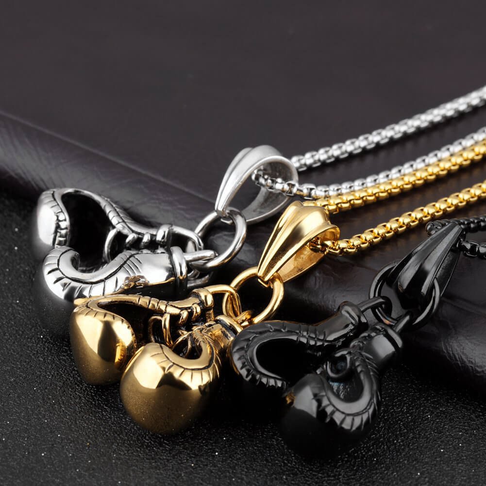 Boxing Glove Pendant+Necklace