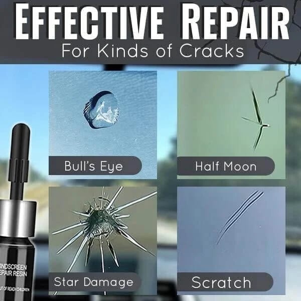 ⏰Cracks Gone Glass Repair Kit (New Formula)