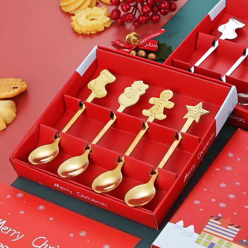304 Stainless Steel Christmas Tableware Set