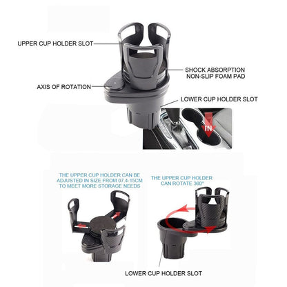 [45% OFF]All Purpose Car Cup Holder And Organizer