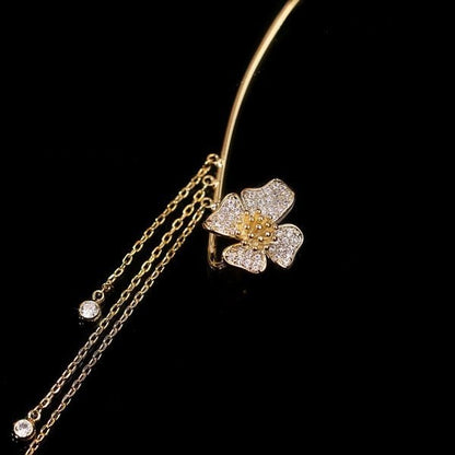 Summer Hot Sale 49% OFF✨Butterfly Tassel Style Zircon Earrings | Perfect Gift🎁