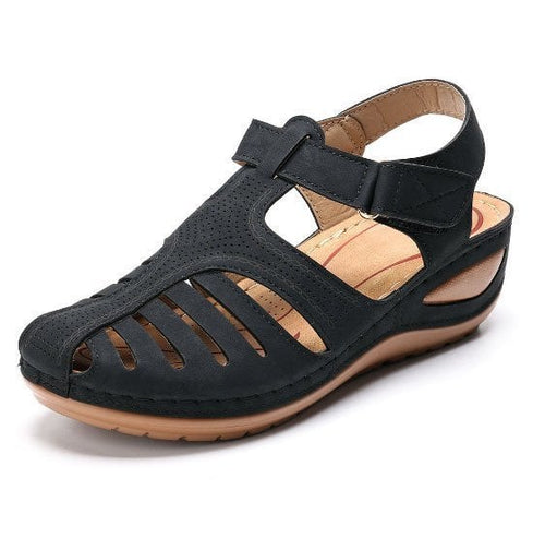 [40% OFF]Hollow Closed Toe Sandals