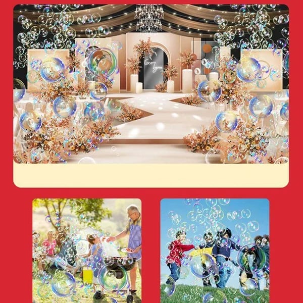 [Happy New Year!+Sale]Portable Firework Bubble Machine