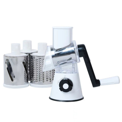 🔥3 in 1 Rotary Cheese Grater Vegetable Slicer