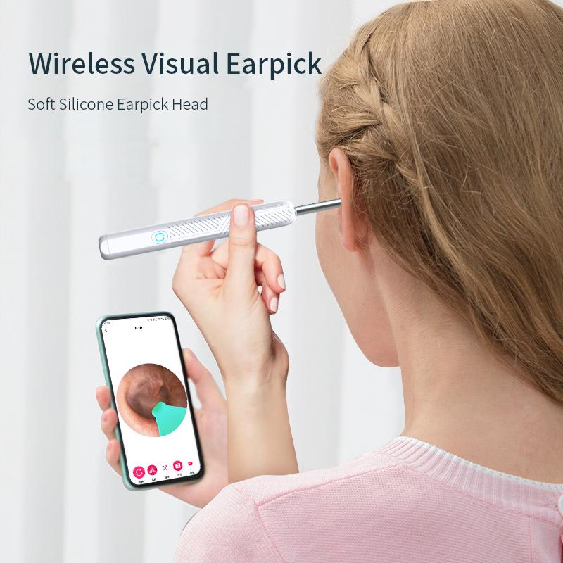 Wireless Otoscope Ear Wax Remover