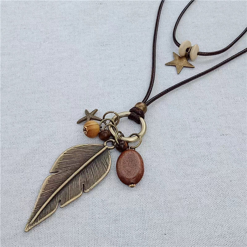 Bohemian Style Multi-Layered Long Necklace