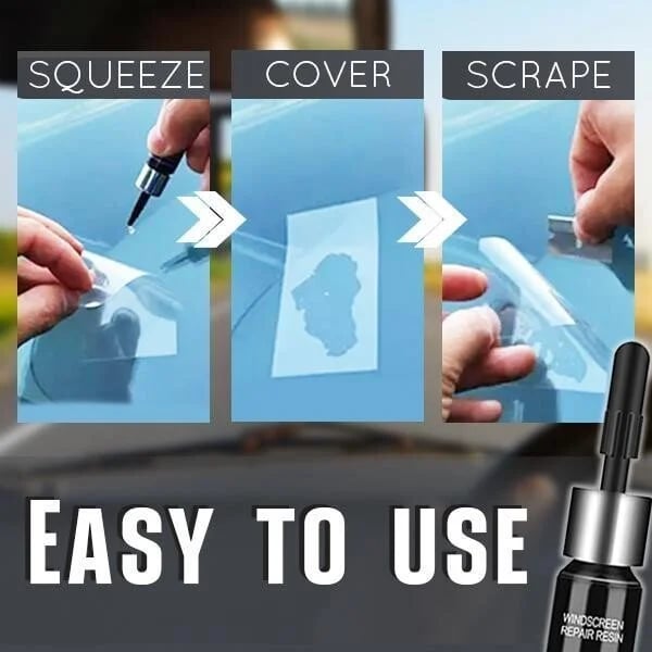 ⏰Cracks Gone Glass Repair Kit (New Formula)