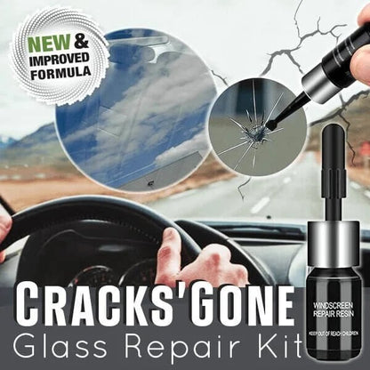 ⏰Cracks Gone Glass Repair Kit (New Formula)