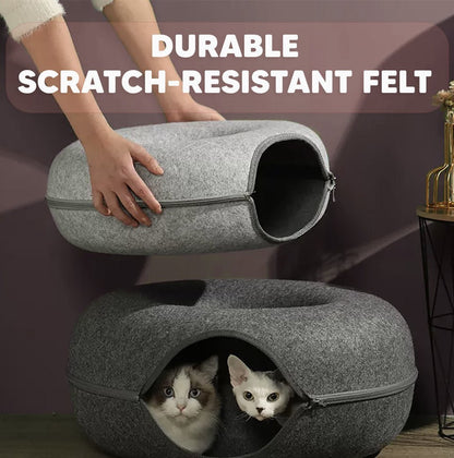"Hide-and-seek" Wendy Cat Tunnel Bed