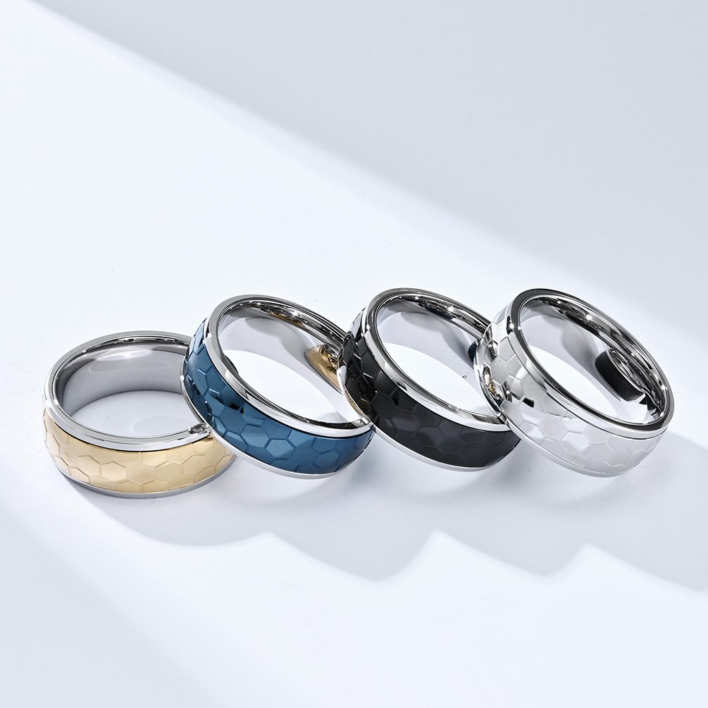 316L Stainless Steel Football Ring