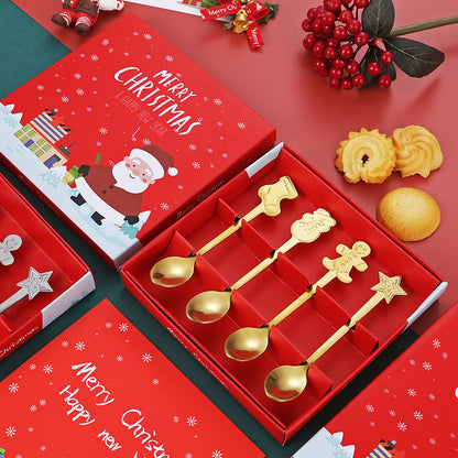 304 Stainless Steel Christmas Tableware Set