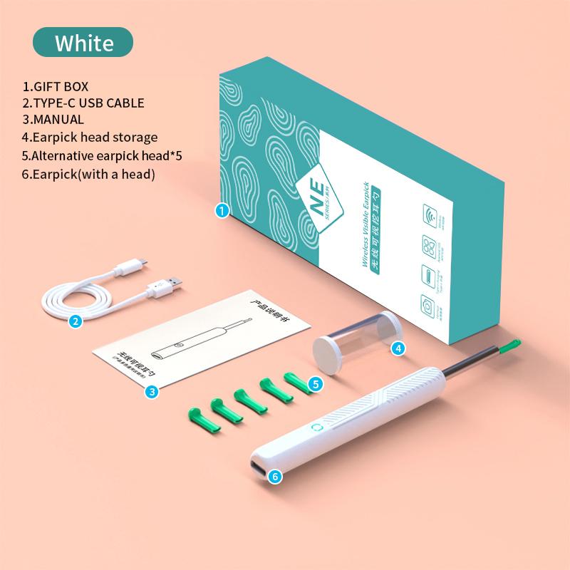 Wireless Otoscope Ear Wax Remover
