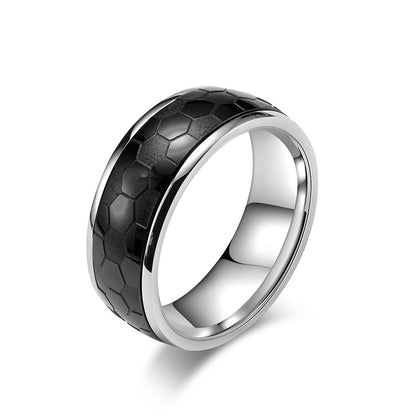 316L Stainless Steel Football Ring