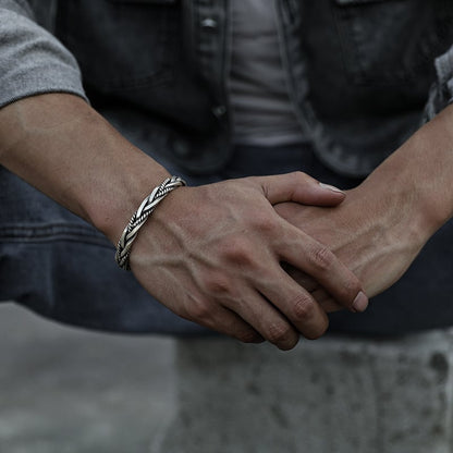 [On Mega Sale]Hand-Craft Twist Weave Bracelet
