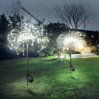 [Not Just Lights Can Be DIY]Waterproof  Solar Garden Fireworks Lamp